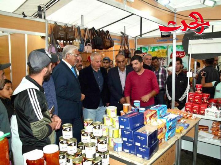 افتتاح كرنفال أسواق الخيرات بمساكن برزة بمشاركة 40 شركة سورية