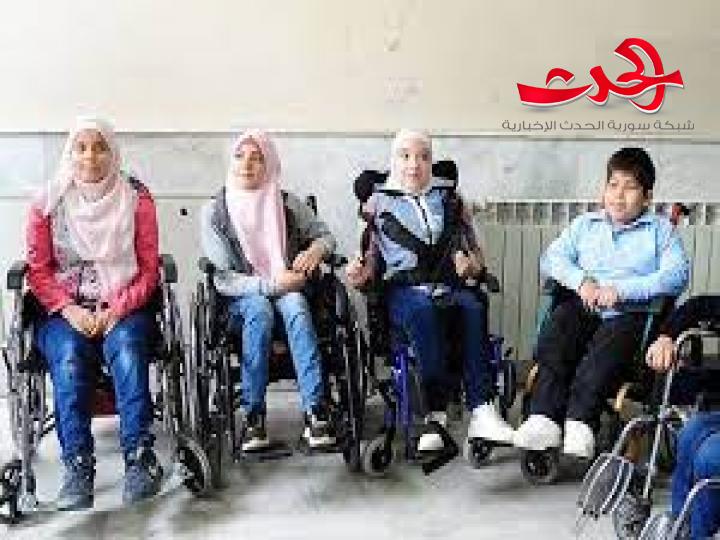 بدمشق : مساعدات روسية في معهد الأمل للإعاقة الحركية 