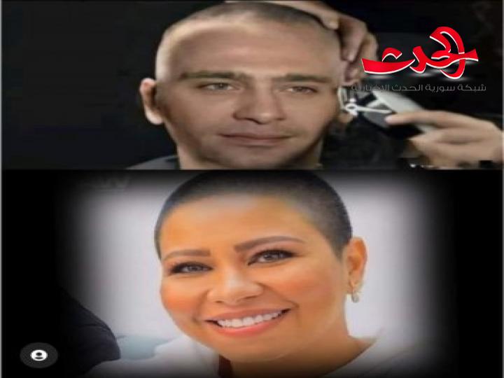 بالصورة_حسام حبيب يحلق رأسه بعد شيرين!!