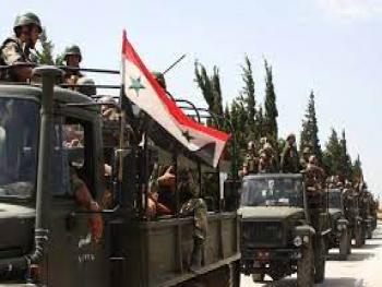 حشود عسكرية للجيش السوري تصل إلى البادية