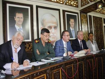 مجلس محافظة دمشق في جلسته الثالثة يؤكد على إزالة الاشغالات