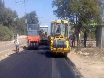 في درعا : الانتهاء من صيانة طريق طفس المزيريب