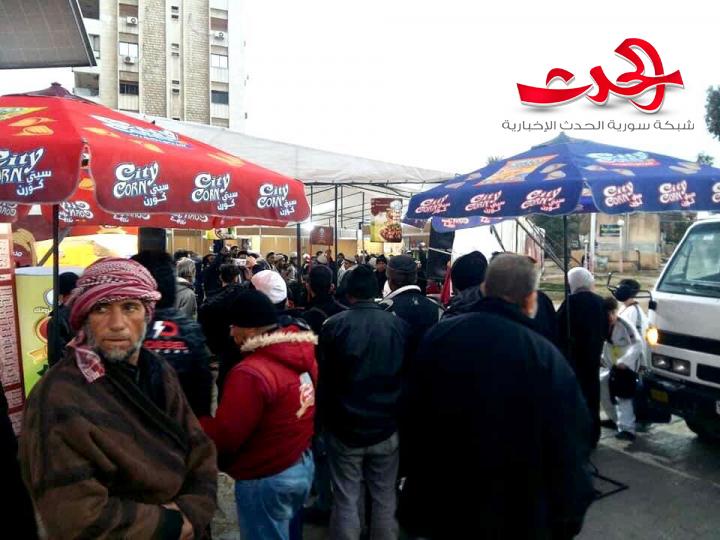 أولى خطوات - مبادرة الخيرات - في العام الجديد افتتاح فعالية ( مهرجان أسواق الخيرات ) بكرنفال تسويقي مميز وبرعاية كريمة من محافظة مدينة دمشق .. 