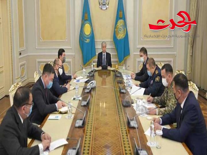 الرئيس توكاييف: كازاخستان تعرضت لهجوم إرهابيين أجانب مدربين ومسلحين