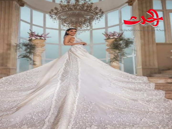 ميس حمدان بفستان الزفاف..في أحدث جلسة تصوير