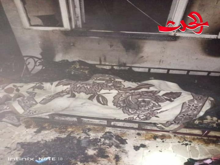 وفاة معاق سبعيني بحريق منزله في حلب
