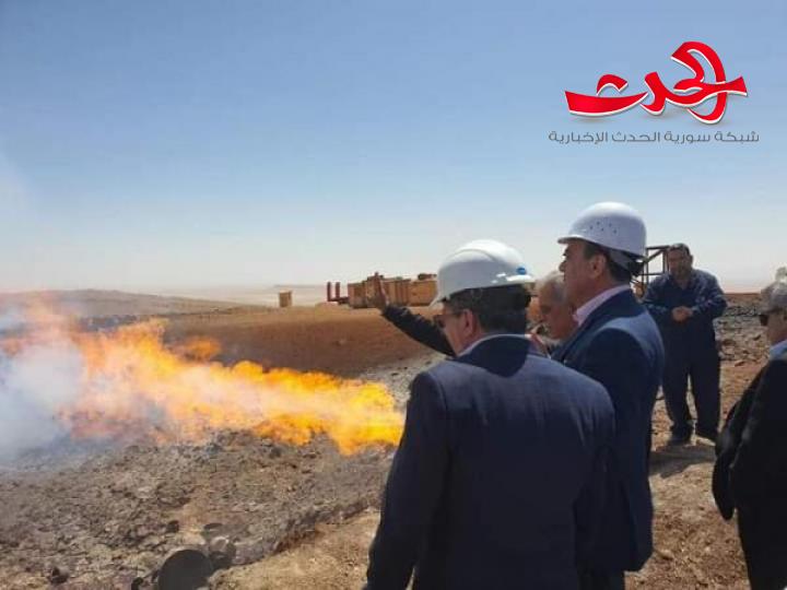 الوزير بسام طعمة يتفقد اعمال حفر وإصلاح الآبار في موقعي ابو رباح