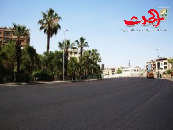 في دمشق: مد قميص إسفلتي في شارع العابد والطريق القادم من محطة الحجاز باتجاه دوار الفحامة 