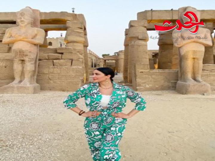 نسرين طافش تستمتع بوقتها في مصر..وتنشر صور مميزة