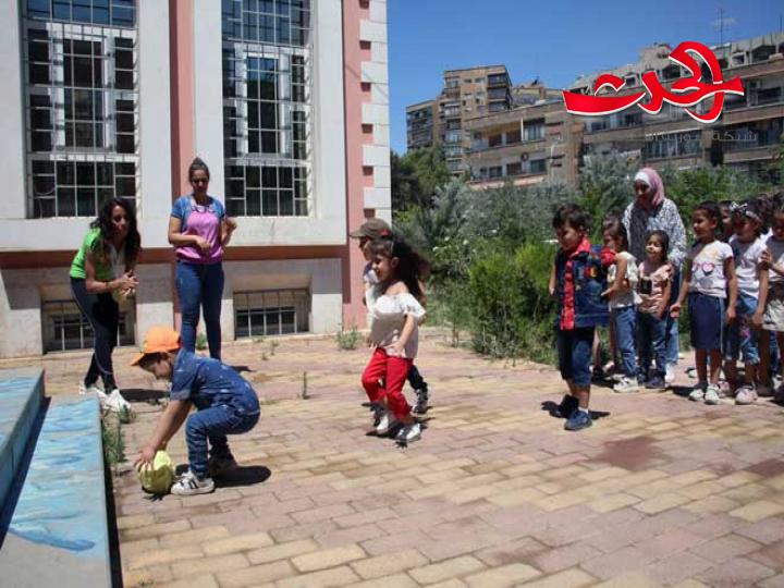 محافظة دمشق تفتتح نادي البيئيين الصغار