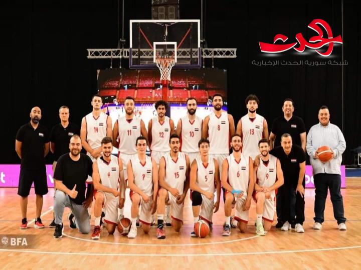 منتخب سورية الأولمبي يفوز على منتخب الولايات المتحدة الأم بكرة السلة