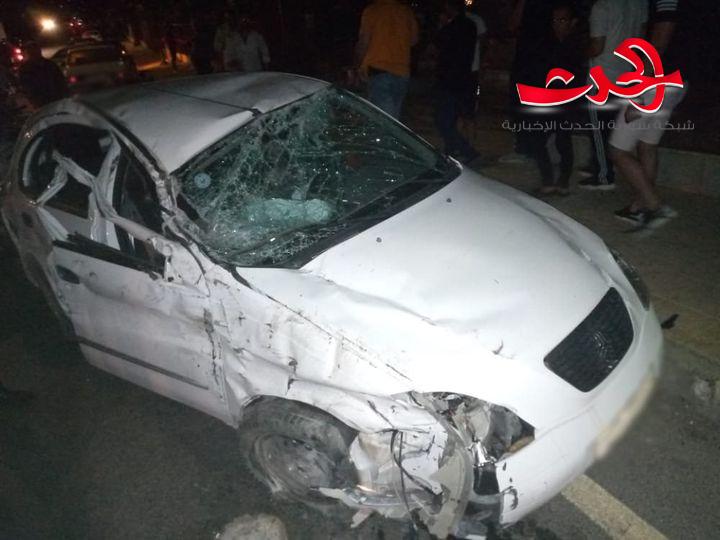 وفاة شخص بعد تدهور سيارته في حلب