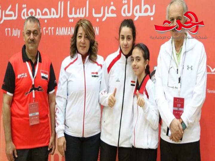 منتخب سورية لكرة الطاولة يحرز ذهبية الفرق ببطولة غرب آسيا