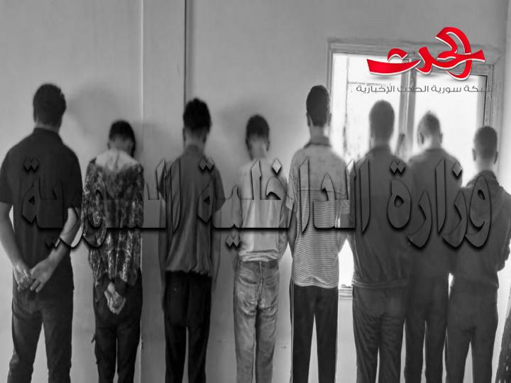 القبض على عصابة سرقة المدارس في الضمير بريف دمشق
