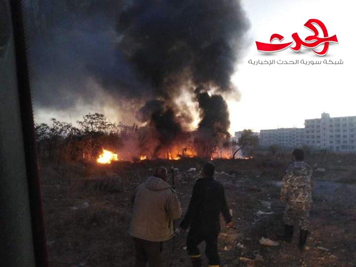 إخماد ثمانية حرائق في محافظة اللاذقية 