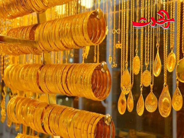 سعر الذهب يواصل ارتفاعه في سورية