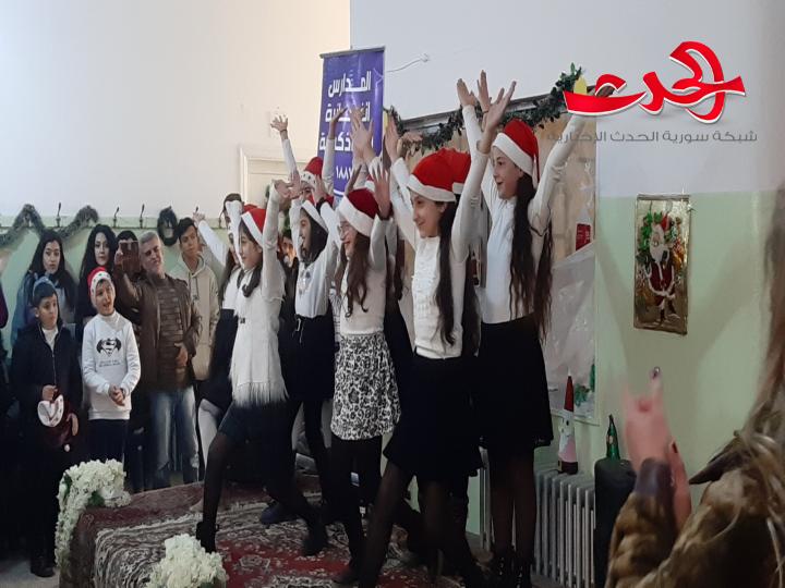 إعادة افتتاح ابتدائية الغسانية الأرثوذكسية بحي المحطة في حمص