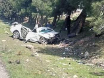 وفاة شخصين وإصابة 3 آخرين بحادث سير مرّوع على أوتوستراد حمص _ دمشق