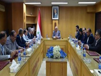 وزير التجارة الداخلية: يبحث مع الغرفة التجارية السورية الإيرانية تطوير العلاقات التجارية والاستثمارية