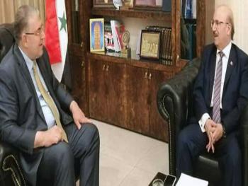 وزير التربية يبحث مع السفير البحريني سبل التعاون التربوي بين البلدين