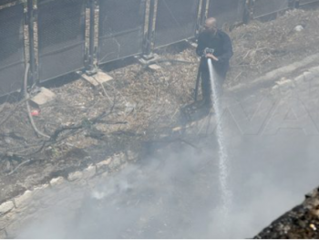 في دمشق: إخماد حريق قرب جسر الرئيس 