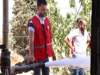 إعادة تأهيل بئر الخشابي في درعا 