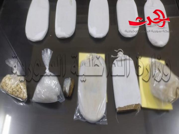 القبض على 5 أشخاص يقومون بترويج وتعاطي المخدرات في دمشق