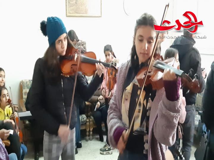 انطلاق التحضيرات لولادة أوركسترا مركزية أولى تابعة لمديرية التربية في حمص