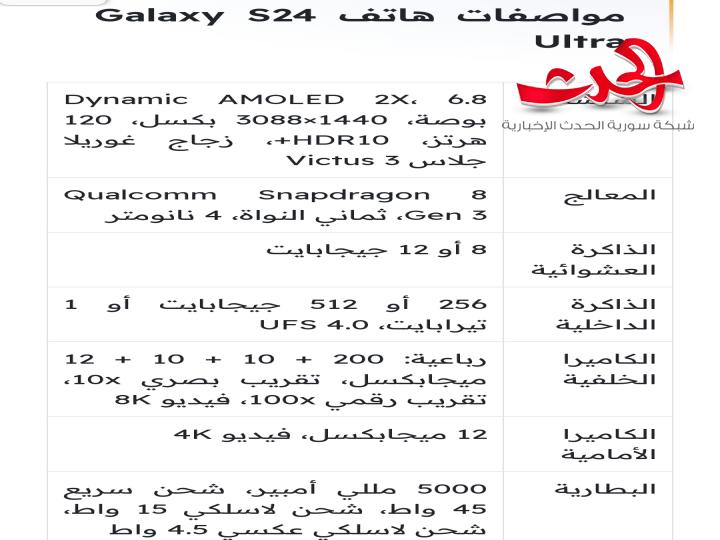  Galaxy S24 Ultra: هاتف ذكي متطور ومذهل