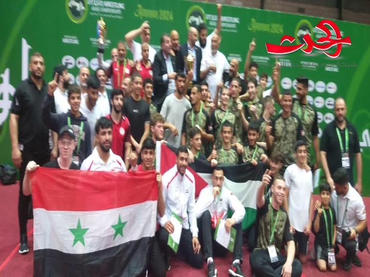 بطولة العرب للمصارعة ... منافسات المصارعة الحرة تحت (23) سنة سورية بالوصافة