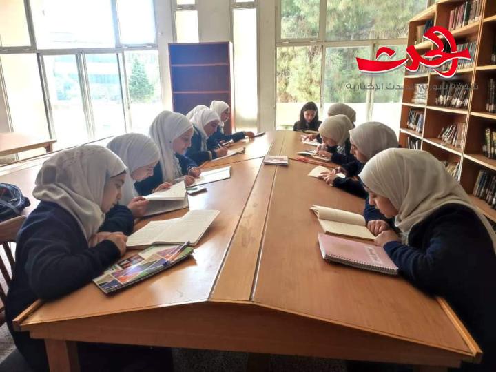 المكتبة العامة ارث حضاري وثقافي في المركز الثقافي العربي بحمص 