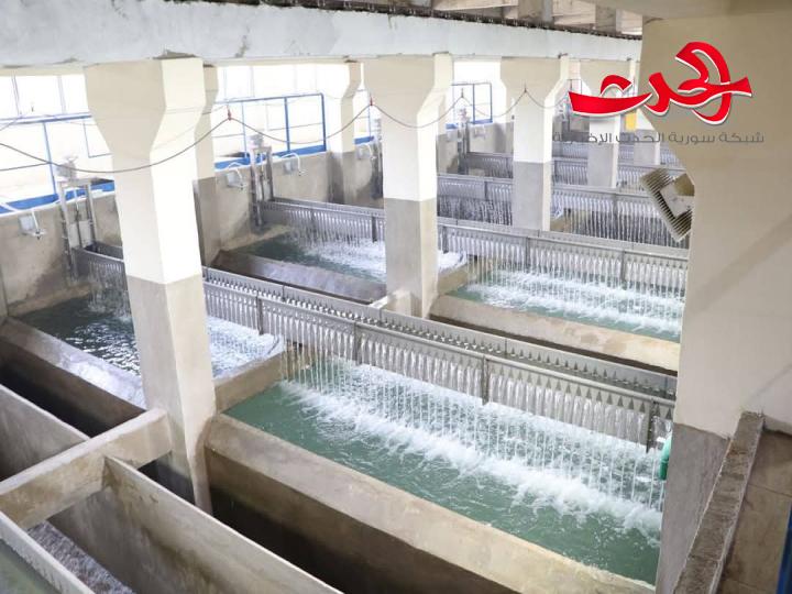 افتتاح مشروع دعم محطة مياه الشرب في محافظة اللاذقية
