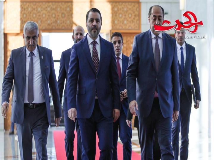 القائد الشرع ووزير الخارجية يلتقيان مع وفد جامعة الدول العربية