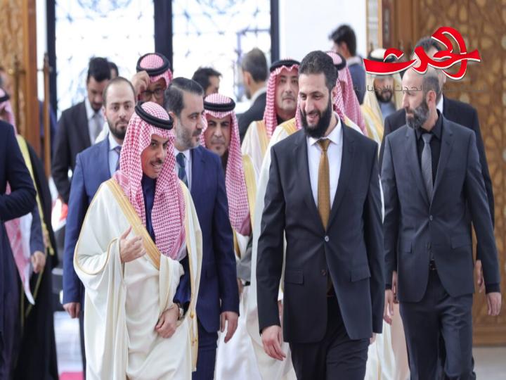 القائد الشرع يلتقي وزير الخارجية السعودي