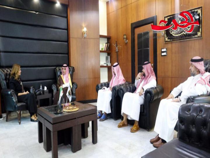 مباحثات سورية سعودية لتعزيز التعاون في المجالات الخدمية والإنسانية ‏