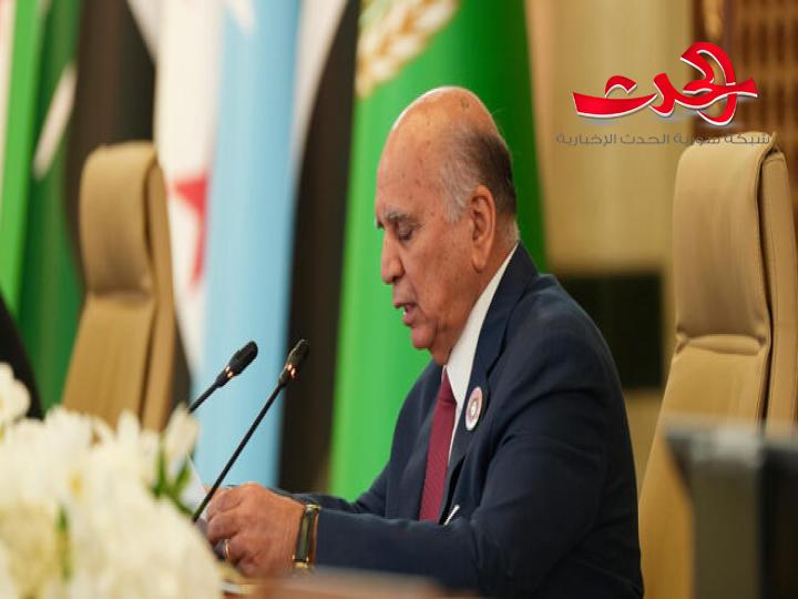 "وزير الخارجية العراقي": يؤكد دعم بلاده لاستقرار سوريا