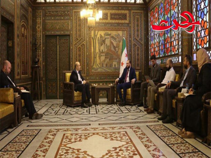 محافظ دمشق يبحث مع وفد شبكة الآغا خان للتنمية سبل التعاون المشترك