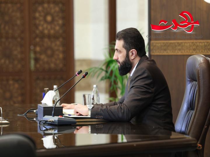 الرئيس الشرع يترأس اجتماعاً دورياً لمجلس الوزراء