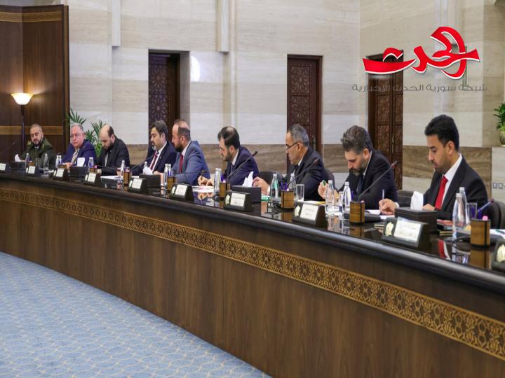 الرئيس الشرع يترأس اجتماعاً دورياً لمجلس الوزراء