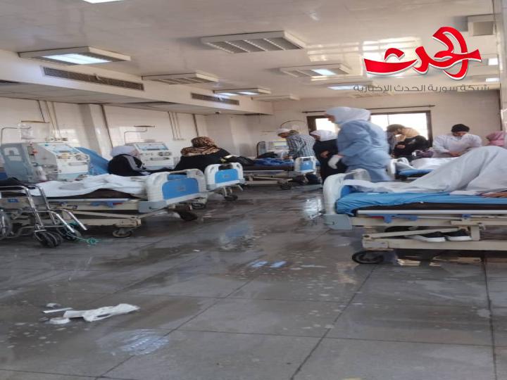 معاناة وألم مرضى غسيل الكلى في مشفى ابن النفيس بدمشق 