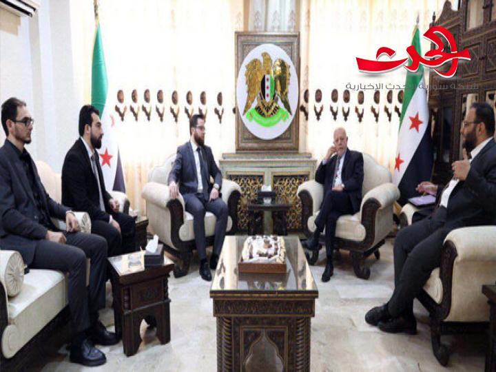 السكاف والشعار يناقشان مقترح الهيكل التنظيمي لوزارة الاقتصاد والصناعة