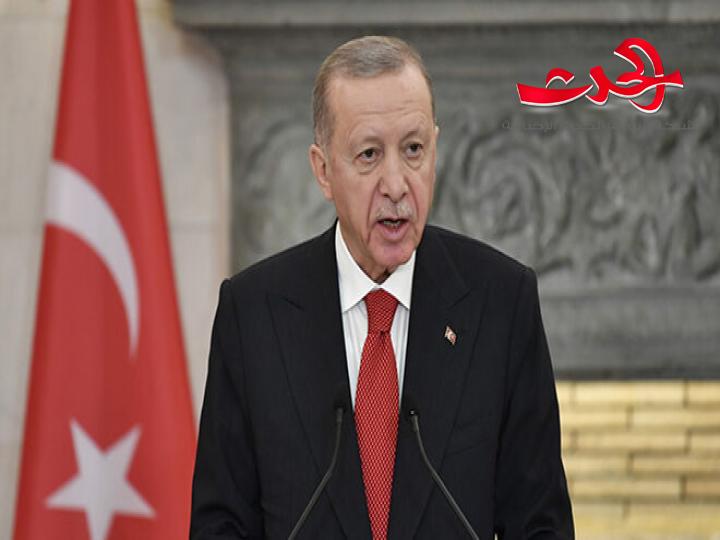 "أردوغان": يدين الهجوم الإرهابي على كنيسة مار إلياس بدمشق