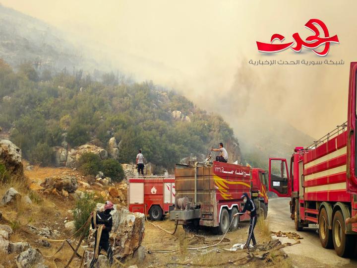 حرائق حماة واللاذقية تتمدد وسط تحديات ميدانية