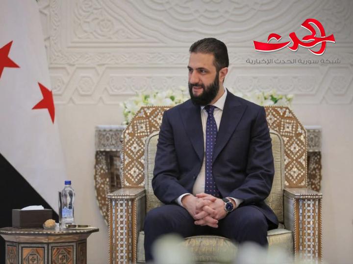 "الرئيس الشرع": يستقبل وفداً أمريكياً برئاسة باراك