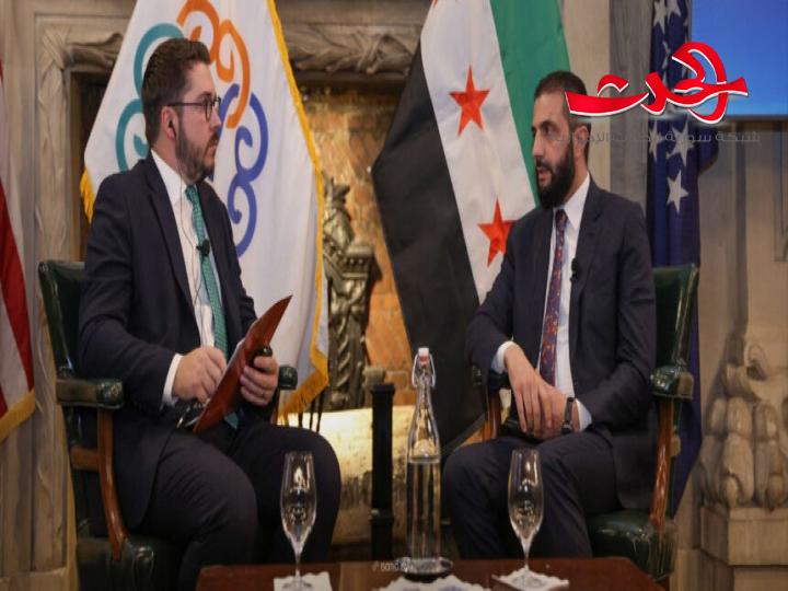 الرئيس الشرع يجري حواراً مع الباحث تشارلز ليستر مدير برنامج سوريا في معهد الشرق الأوسط