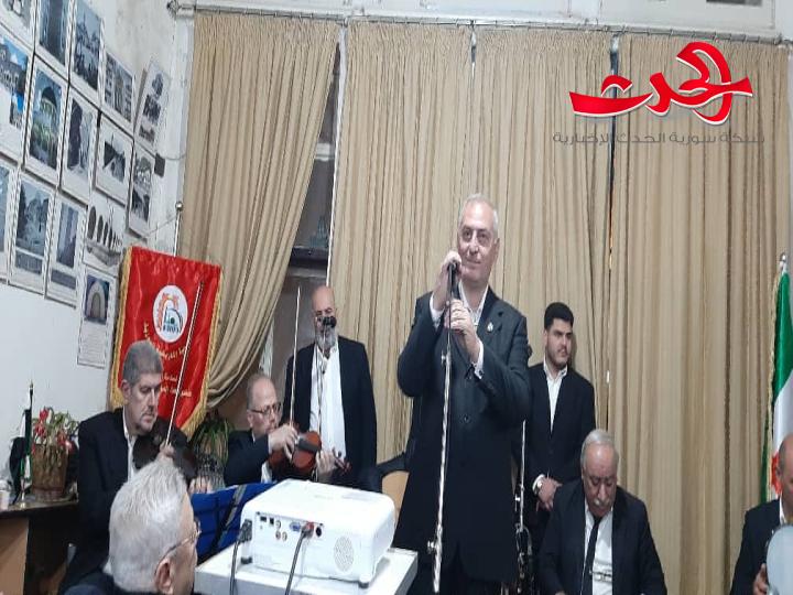 حفل فنيّ تراثي لفرقة نادي دوحة الميماس في الجمعية التاريخية بحمص 