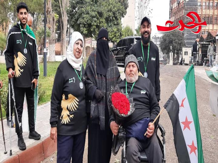 أصحاب الهمم العالية ذوي الإعاقة يحتفلون بالنصر والتحرير