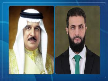 الرئيس الشرع يتلقى برقية تهنئة من ملك البحرين بمناسبة عيد الأضحى المبارك  
