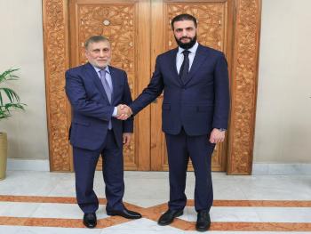 الرئيس الشرع يستقبل المبعوث الخاص لرئيس الوزراء العراقي إلى سورية