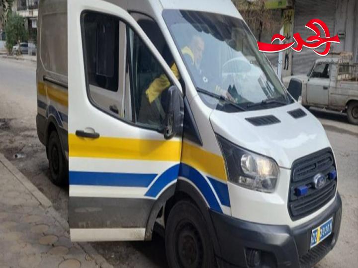 قسد تستهدف سيارة إسعاف للدفاع المدني قرب نقاط إجلاء المدنيين في حلب